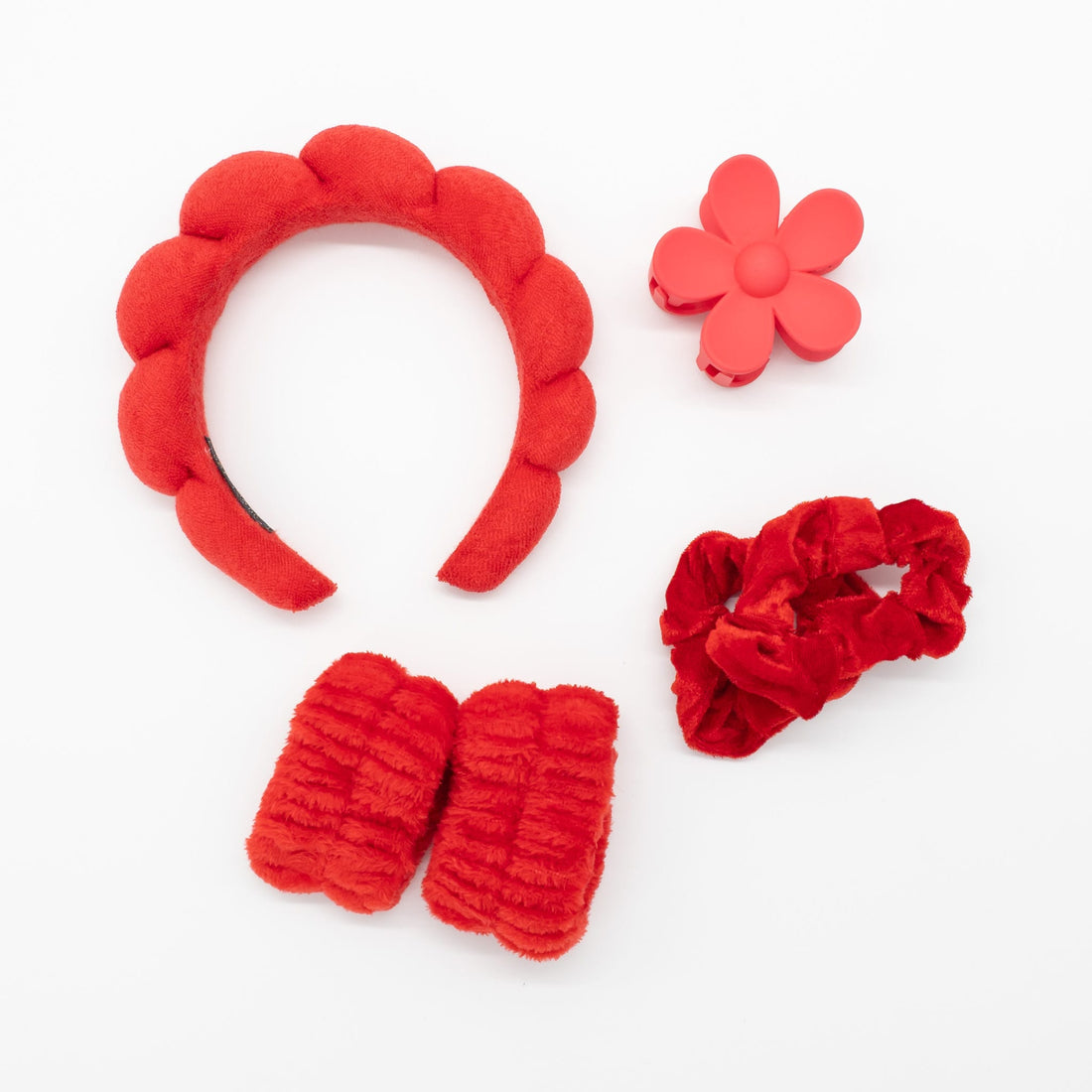 6pcs Hairband Set Red