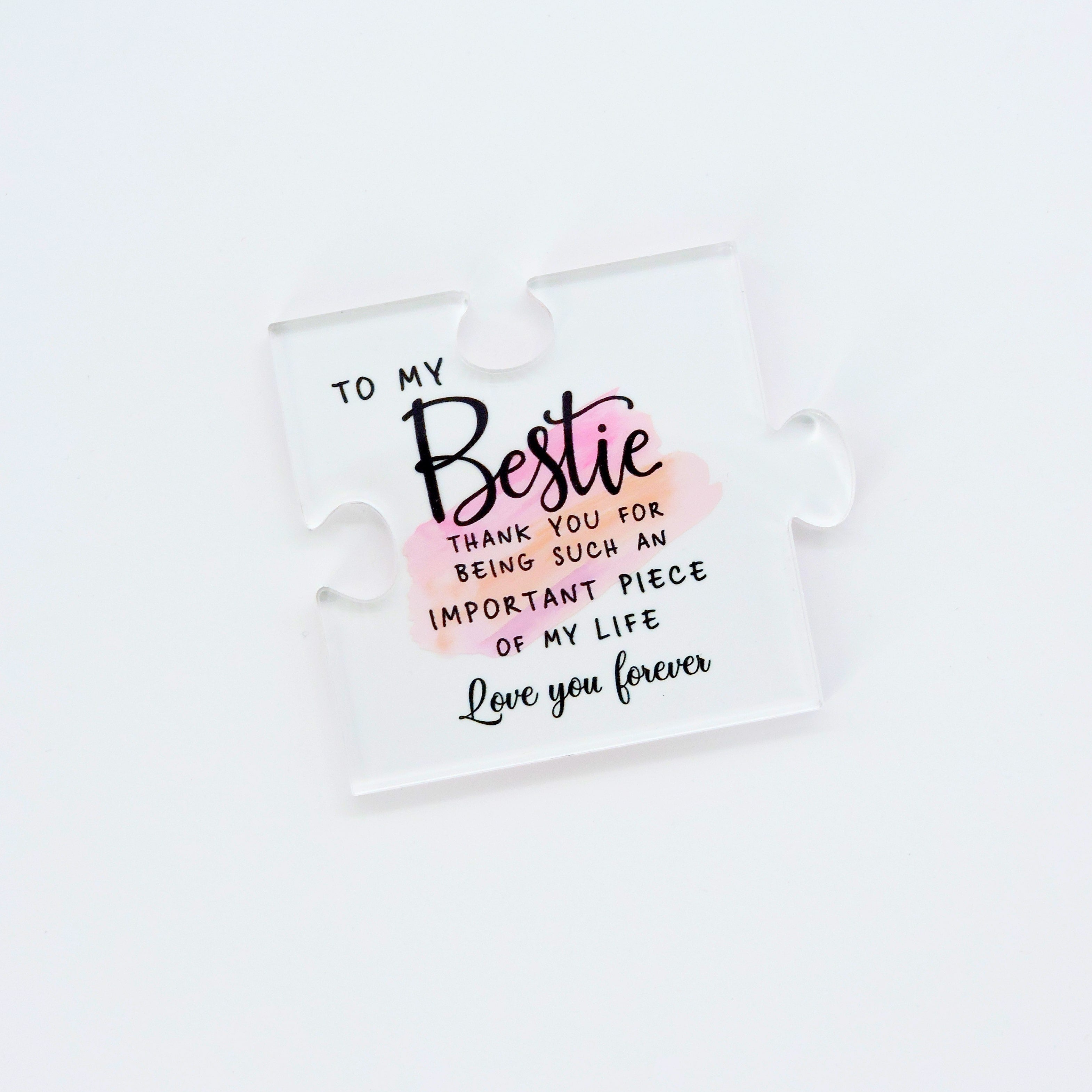 Bestie Jigsaw Coaster Keepsake