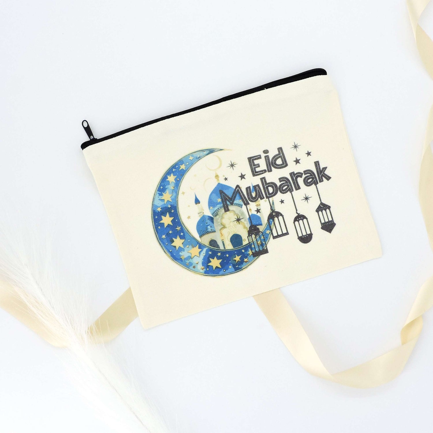 Eid Mubarak Canvas Pouch