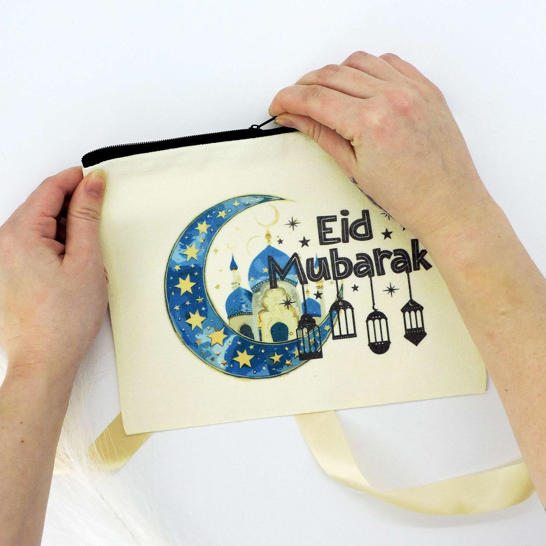 Eid Mubarak Canvas Pouch