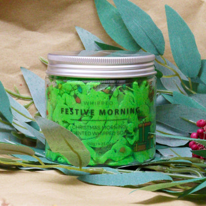 Festive Morning Scented Whipped Soap