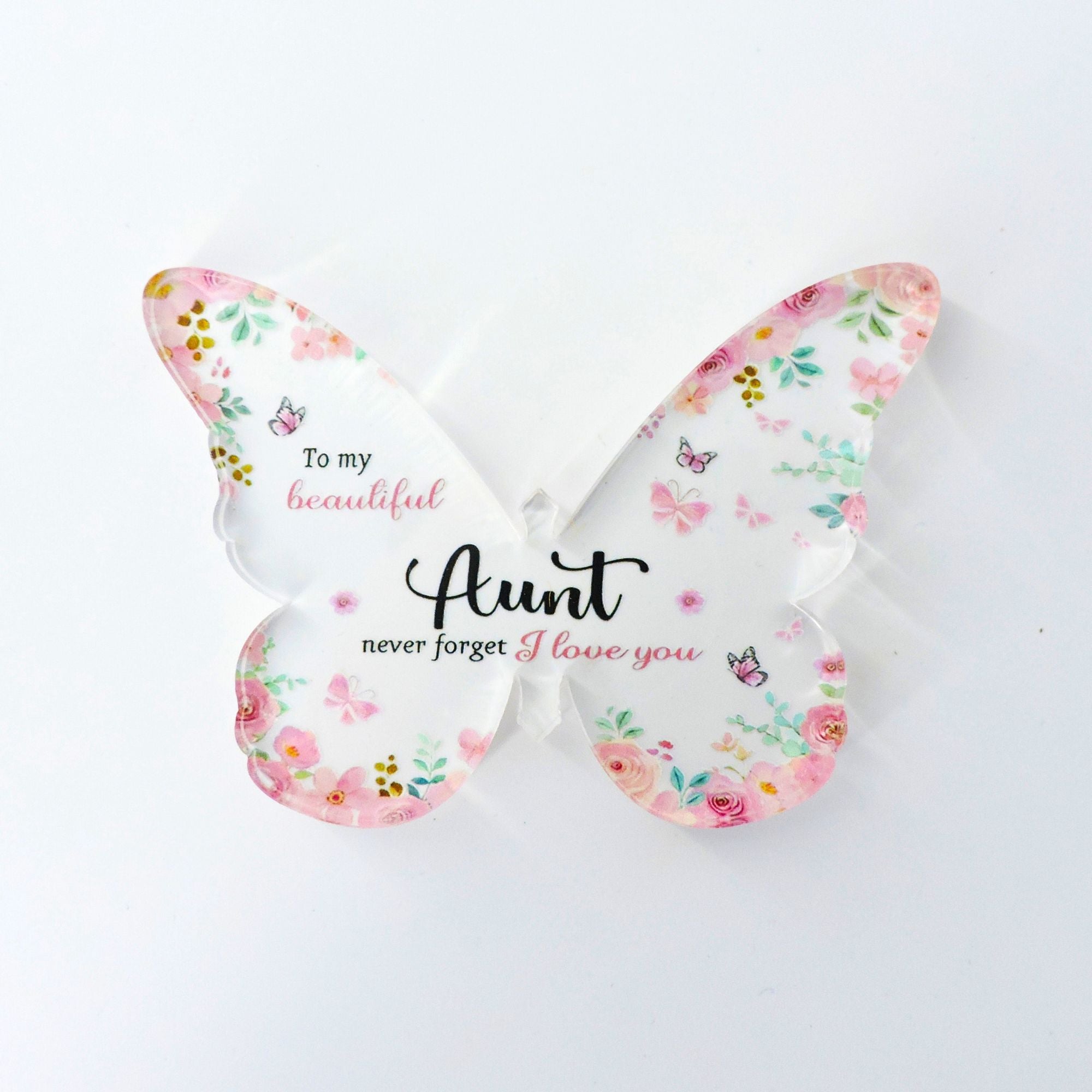 Floral Butterfly Keepsake for Aunts