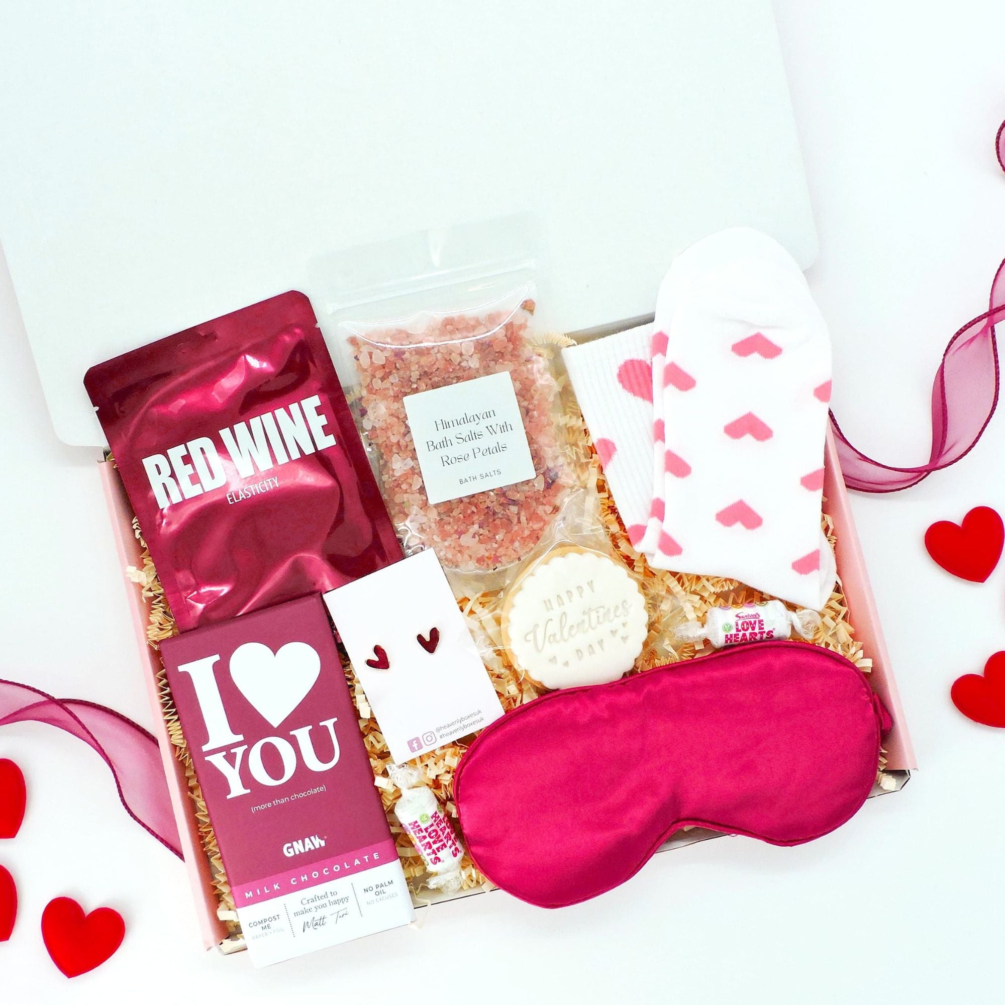 Forever My Valentine Gift Box – a luxurious and romantic self-care hamper for her