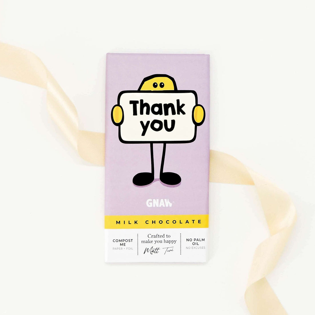 Gnaw Thank You Milk Chocolate Bar