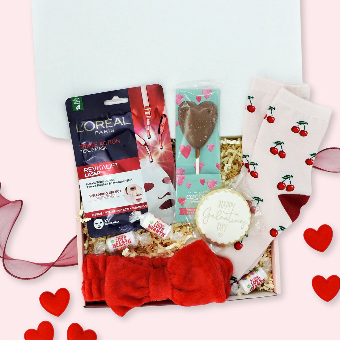 Love You Cherry Much Valentine’s Gift – a fun and romantic self-care hamper for her.