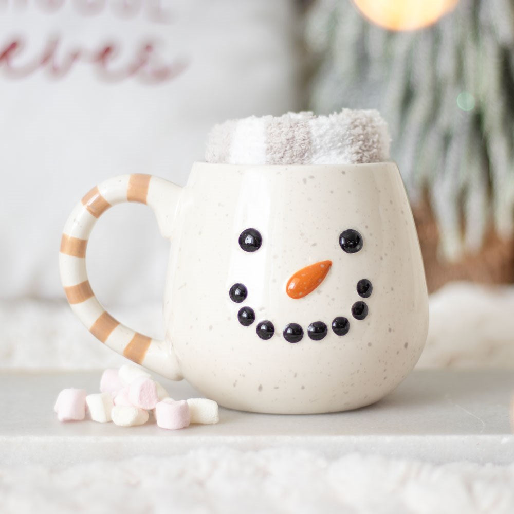 Snowman Mug &amp; Socks Set