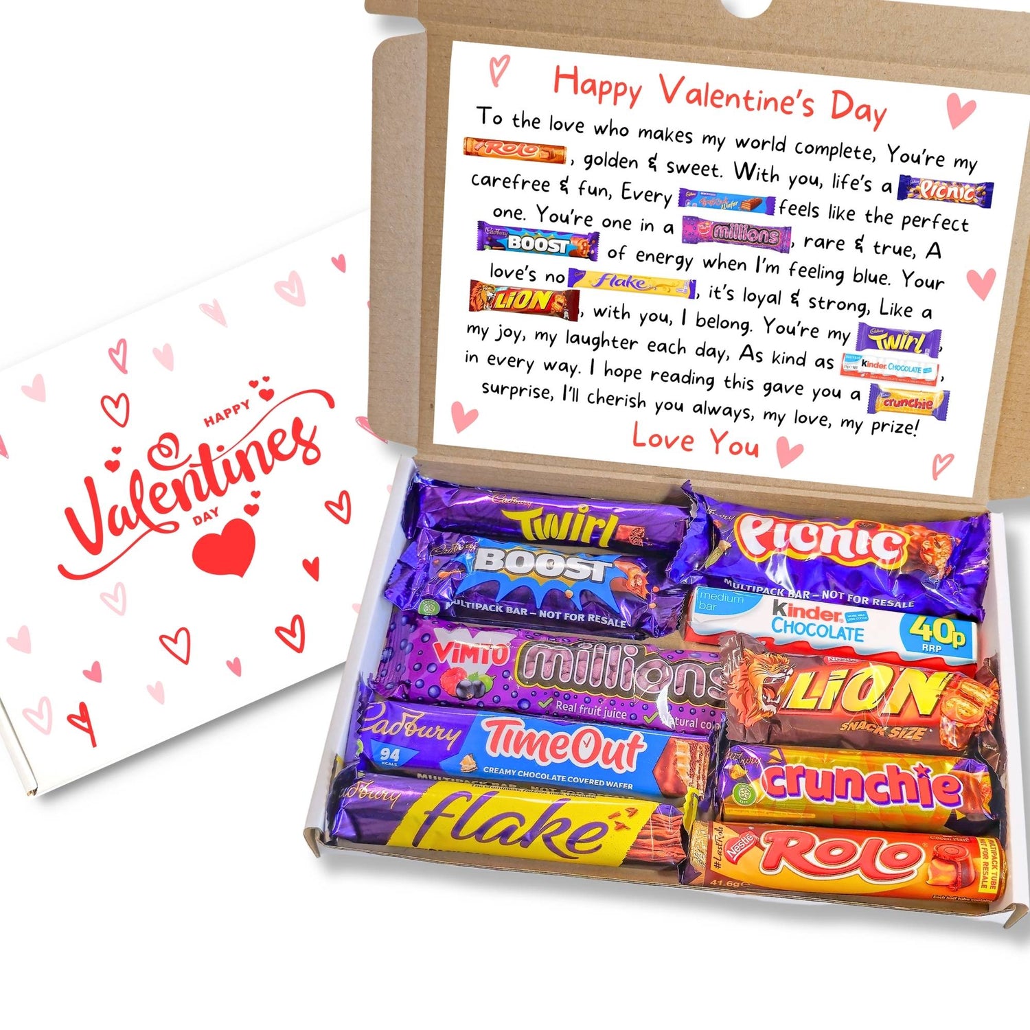 Valentine’s Day Chocolate Poem Gift – a heartfelt and indulgent treat for her