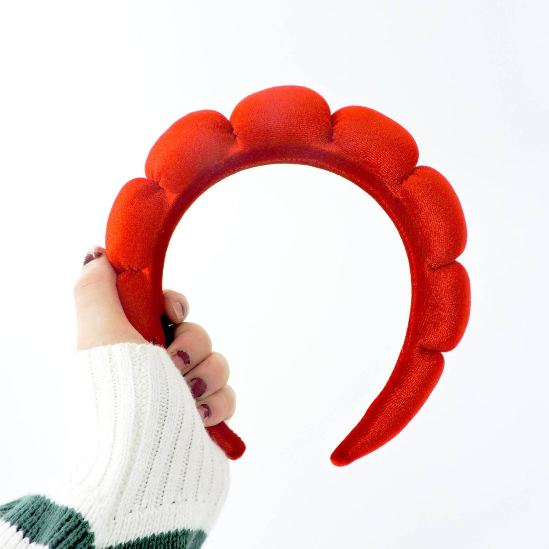 Velvet Headband - Red