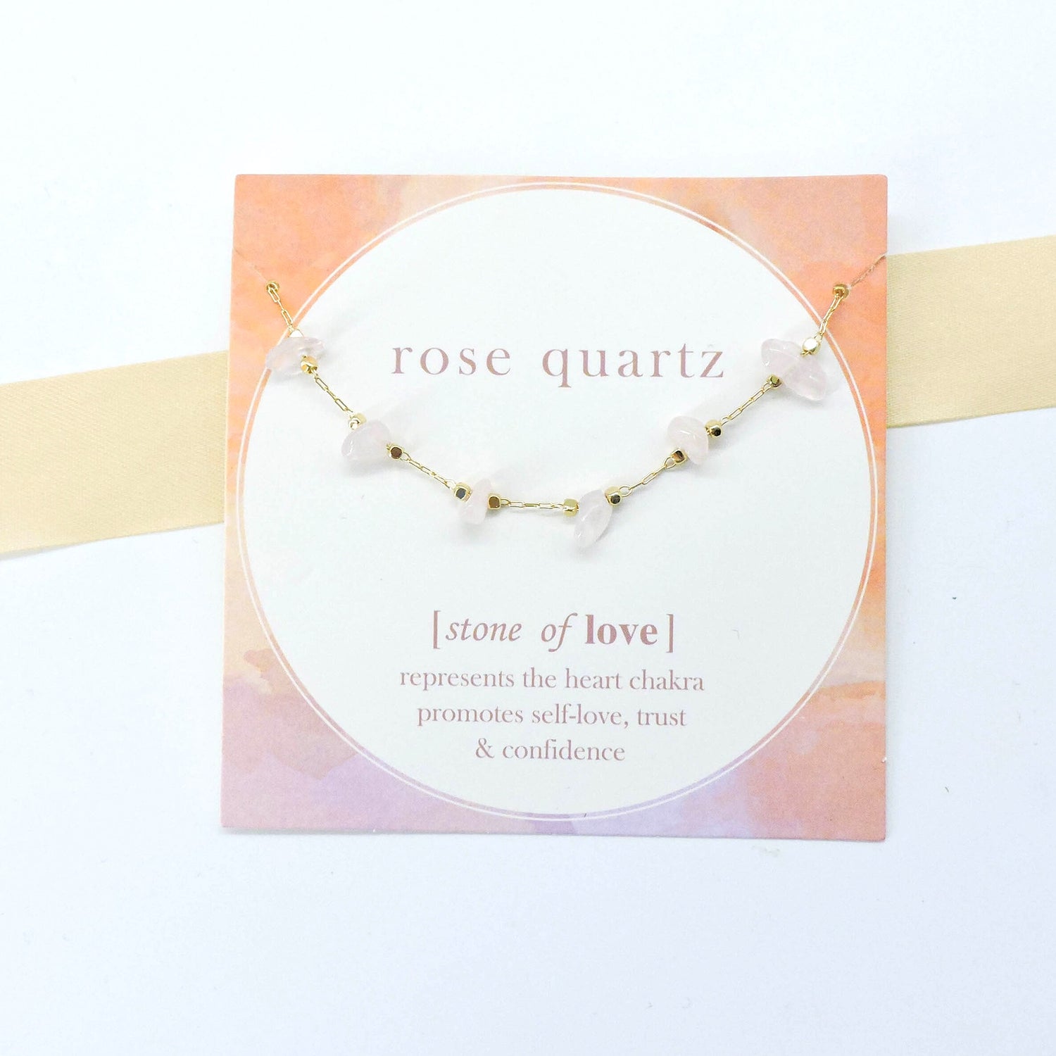 Rose Quart Bracelet - Stone Of Love