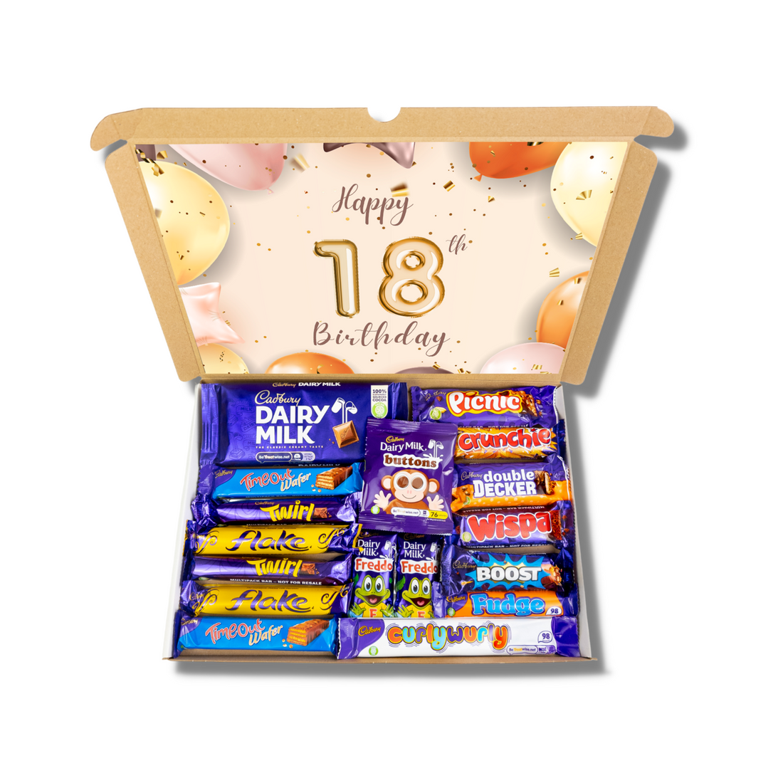 Cadburys Flake Milk Chocolate Bars Gift Box Hamper Birthday / Valentines  Gift Present 